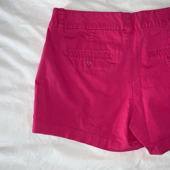 GAP PINK KHAKI CHINO SHORTS SIZE 4 - Picture 3 of 8